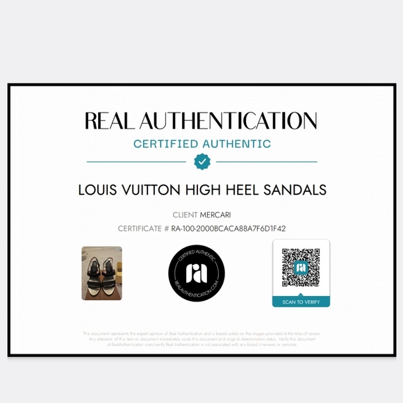 Authentic Louis Vuitton high heel Sandals - Picture 7 of 7